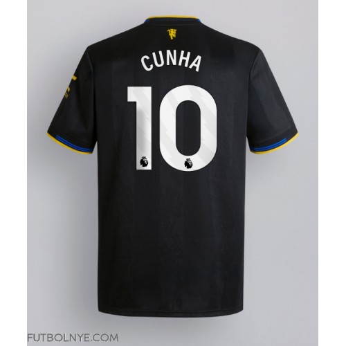 Camiseta Manchester United Matheus Cunha #10 Tercera Equipación 2025-26 manga corta